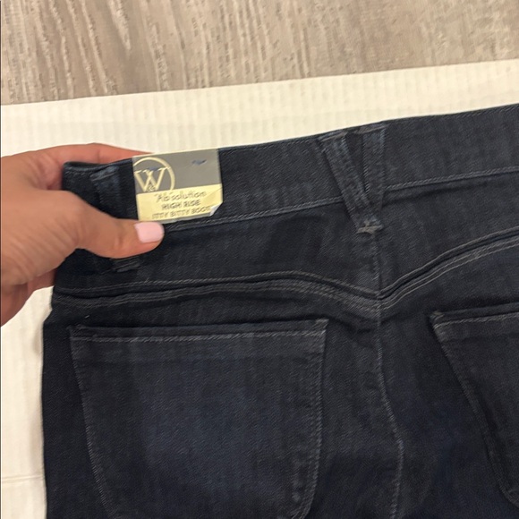 NWT WIT & WISDOM Ab-Solution High Rise Itty Bitty Bootcut Jeans Size 2P - Picture 12 of 17